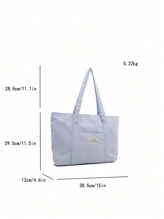 Cabaséa - Großer Cord-Tasche | Schultasche | Ideal für Schule, Studenten und Arbeit