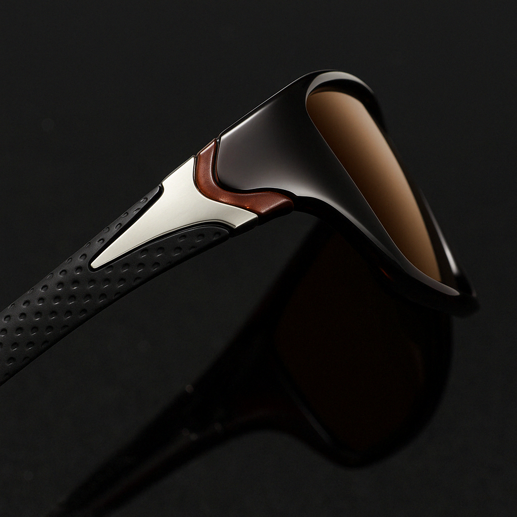 Sportliche Sonnenbrille für Damen & Herren – Polarisierte Gläser & UV400 Schutz