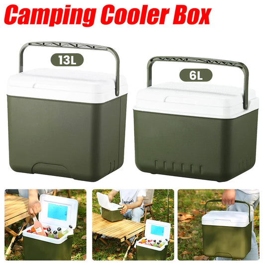 Tragbare Kühlbox für Camping & Picknick – Isolierte Outdoor Kühlbox 6L/13L