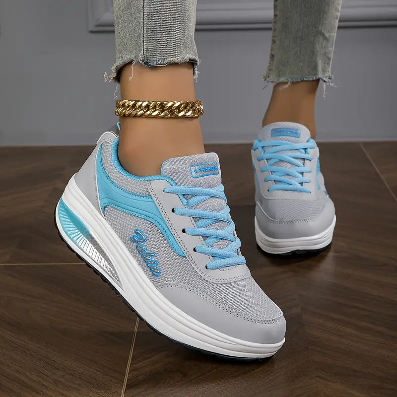 Damen Sneaker mit Dämpfung – Bequeme Freizeit Turnschuhe leicht & stylisch