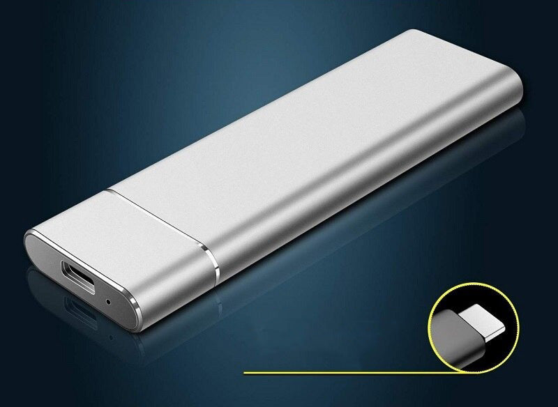 Ultraflache Externe SSD mit USB-C – Schneller Speicher für Laptop, Smartphone & Reisen