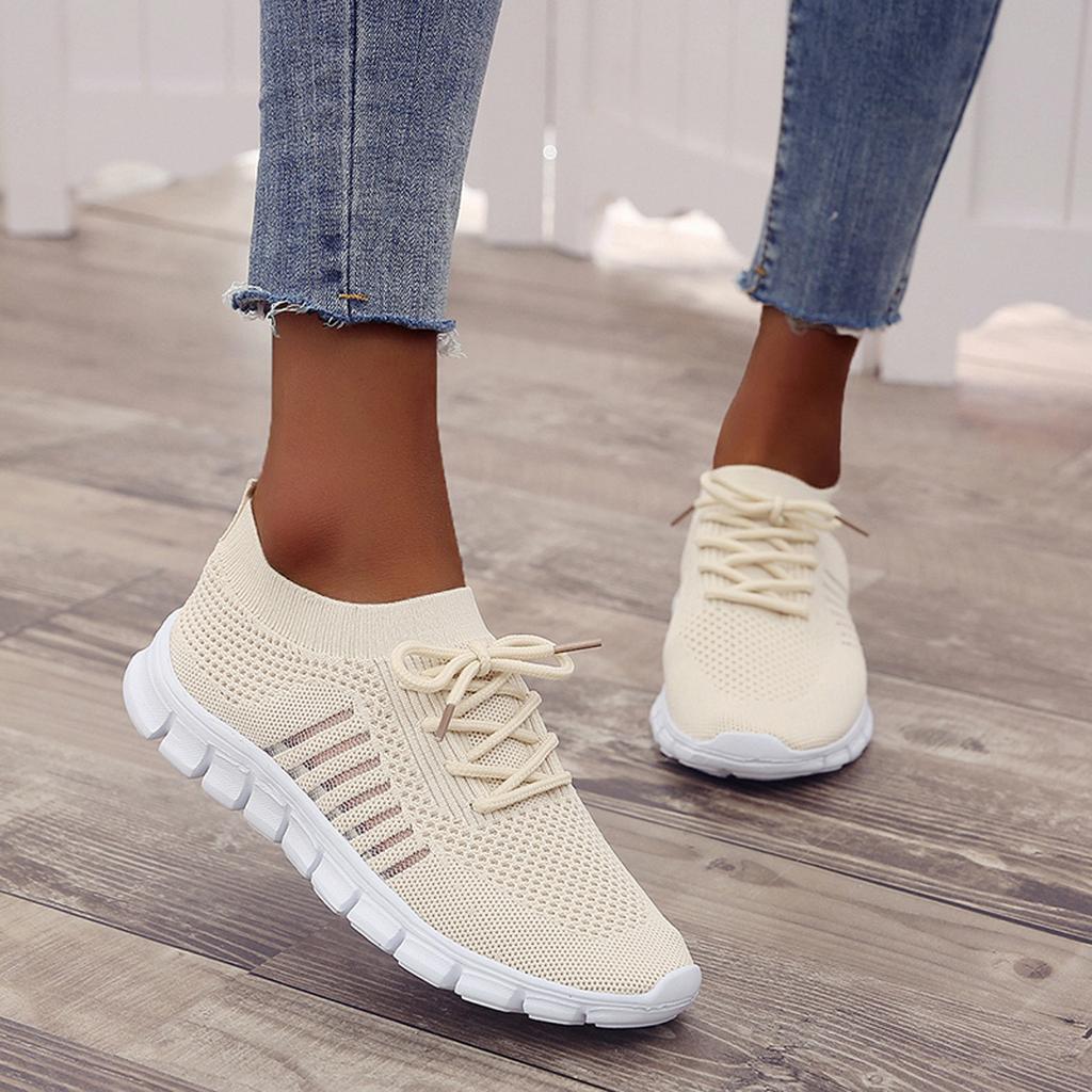 Atmungsaktive Damen Sneaker mit Memory-Sohle – Leichte Mesh Turnschuhe für Alltag & Komfort