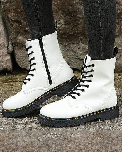 Irma - Robuste Leder-Boots mit Schnürung