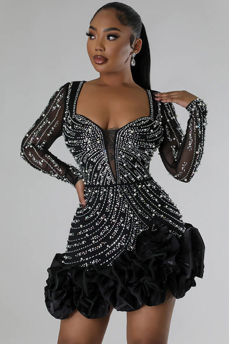Pauline - Maxikleid für Damen, Sommer, Rippstrick, leicht und ultra-fließend, mit feinen Trägern, freiem Rücken, V-Ausschnitt und doppelten seitlichen Schlitzen