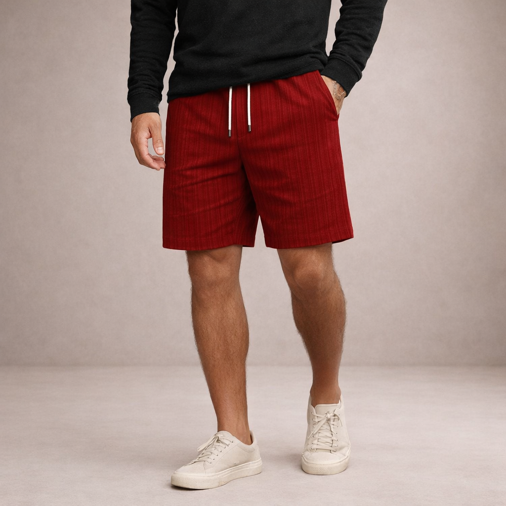 Lässige Sommer Shorts für Herren mit Tunnelzug – Leichte Freizeitshorts atmungsaktiv & bequem