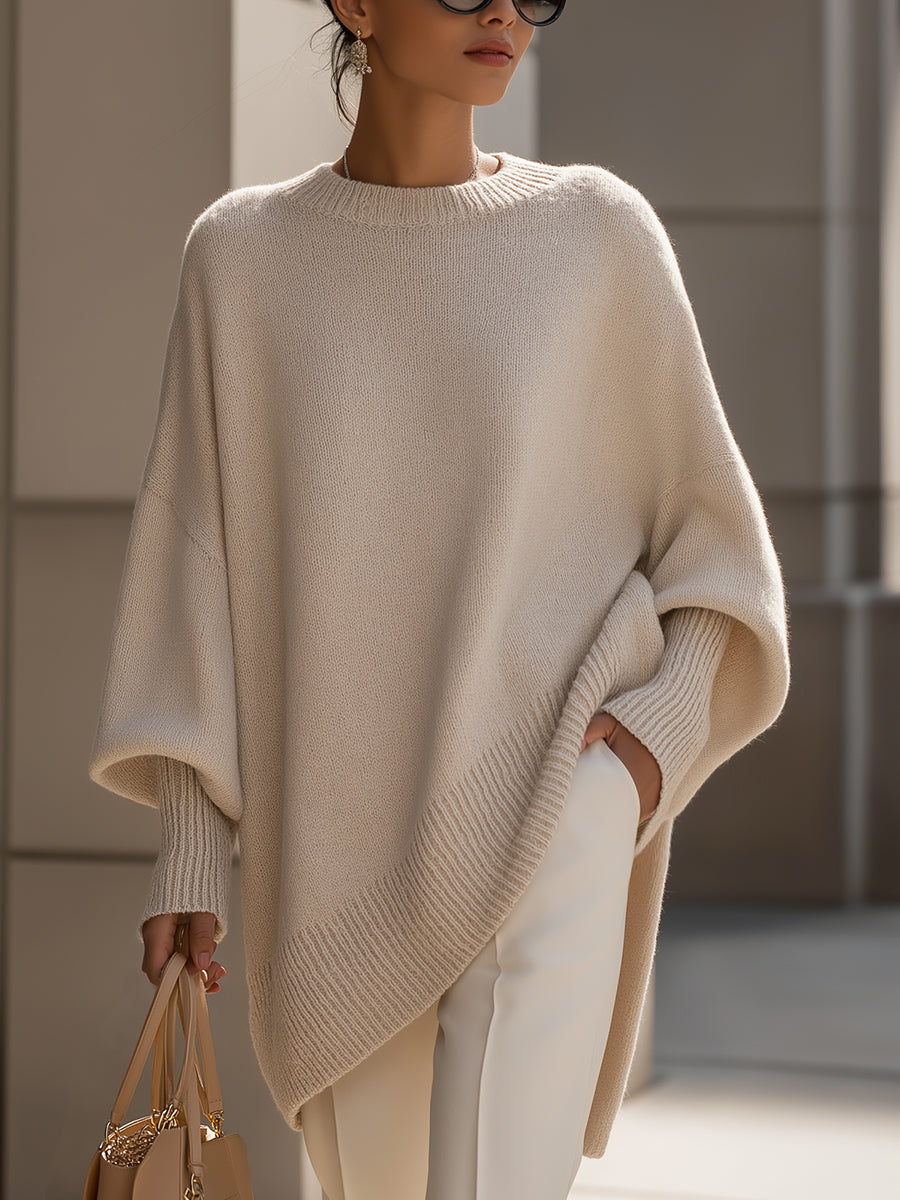 Améthys - Oversize-Pullover für Damen, schick und elegant, mühelose Eleganz