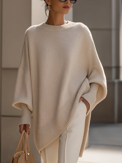 Améthys - Oversize-Pullover für Damen, schick und elegant, mühelose Eleganz