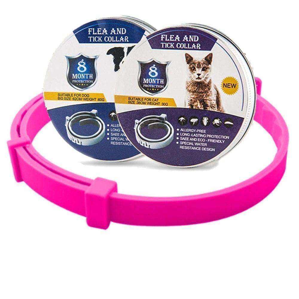 Fidélia - Floh- und Zeckenhalsband für Hunde und Katzen | 8 Monate Schutz