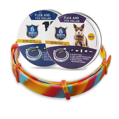 Fidélia - Floh- und Zeckenhalsband für Hunde und Katzen | 8 Monate Schutz