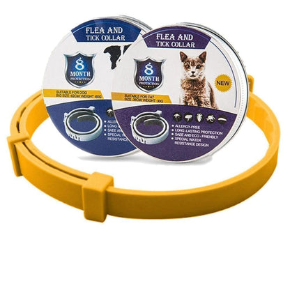 Fidélia - Floh- und Zeckenhalsband für Hunde und Katzen | 8 Monate Schutz