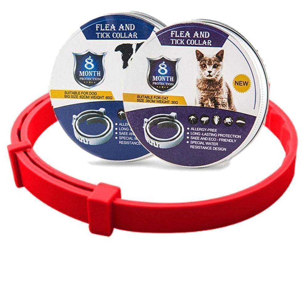 Fidélia - Floh- und Zeckenhalsband für Hunde und Katzen | 8 Monate Schutz