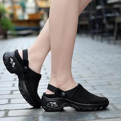 Orthopädische Damen Clogs mit Luftpolster – Atmungsaktive Komfort Pantoletten für Alltag & Freizeit