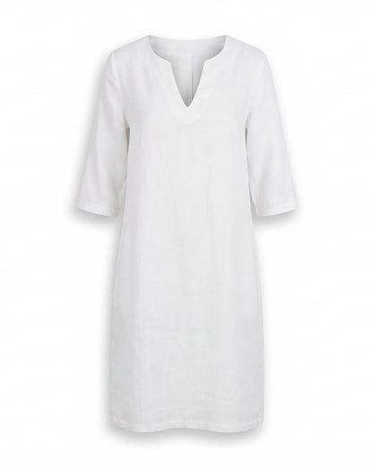Leichtes Sommerkleid für Damen – Luftiges Kleid mit V-Ausschnitt & bequemer Passform