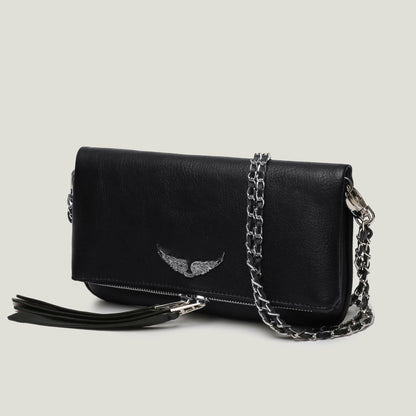 Elegante Schultertasche mit Kettenriemen & Steppdesign – Stilvolle Umhängetasche für Damen