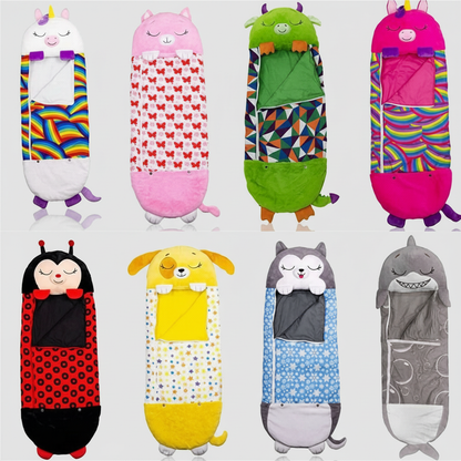 Pliocâlin - Faltbarer Schlafsack für Kinder in Form eines niedlichen Tieres – Snoozi