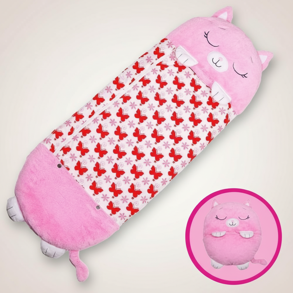 Pliocâlin - Faltbarer Schlafsack für Kinder in Form eines niedlichen Tieres – Snoozi