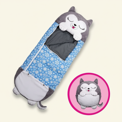 Pliocâlin - Faltbarer Schlafsack für Kinder in Form eines niedlichen Tieres – Snoozi
