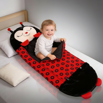 Pliocâlin - Faltbarer Schlafsack für Kinder in Form eines niedlichen Tieres – Snoozi