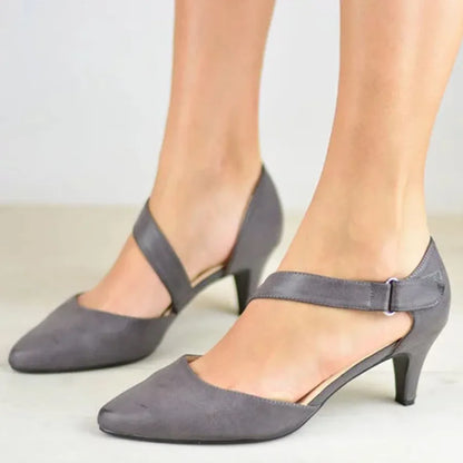 Elegante Pumps mit Riemchen für Damen – Bequeme Low Heels für Alltag & Business