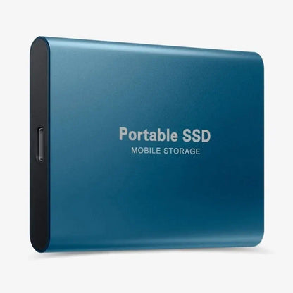 Ultraflache Portable SSD Festplatte mit USB-C – Schneller Externer Speicher für PC, Laptop & Smartphone