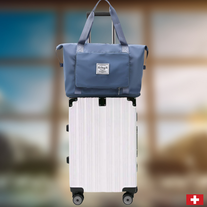 Große Damen Reisetasche mit Schuhfach – Faltbare Travel Bag für Handgepäck & Wochenende