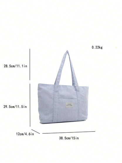 Cabaséa - Großer Cord-Tasche | Schultasche | Ideal für Schule, Studenten und Arbeit