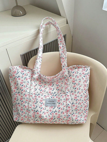 Cabaséa - Großer Cord-Tasche | Schultasche | Ideal für Schule, Studenten und Arbeit