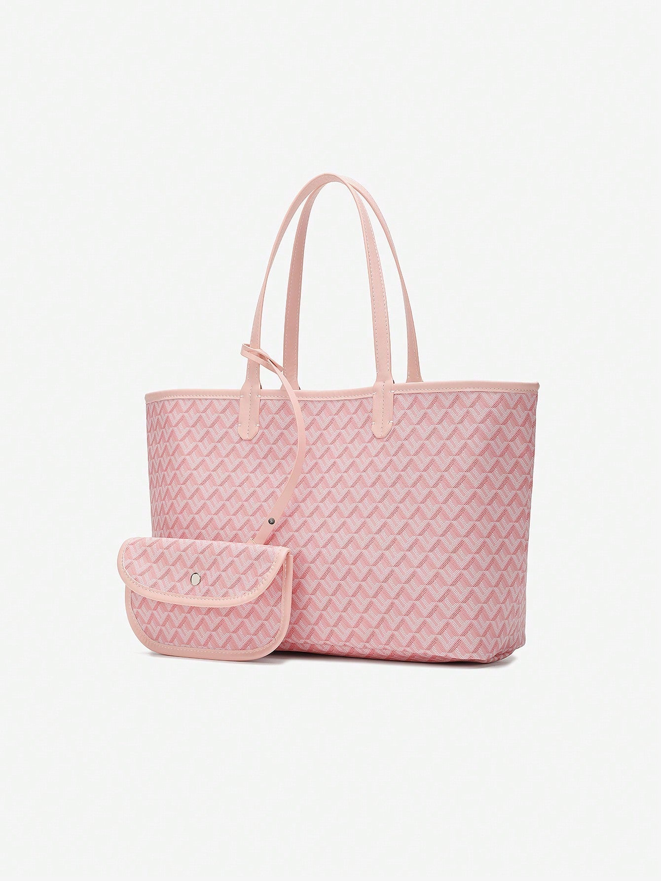 Déliane - Lässige Handtasche für Frauen aus PVC mit zusätzlicher Tasche | Tote Bag | Große leichte Tasche für Studentinnen