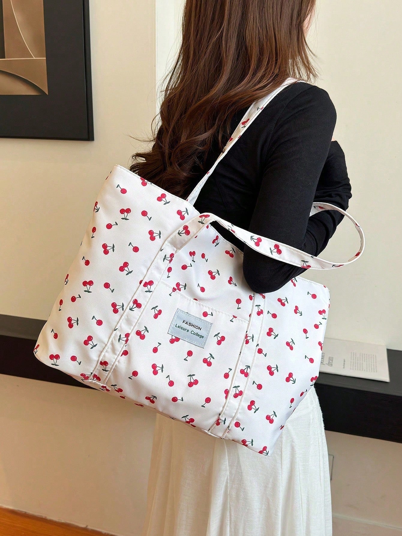 Cabaséa - Großer Cord-Tasche | Schultasche | Ideal für Schule, Studenten und Arbeit