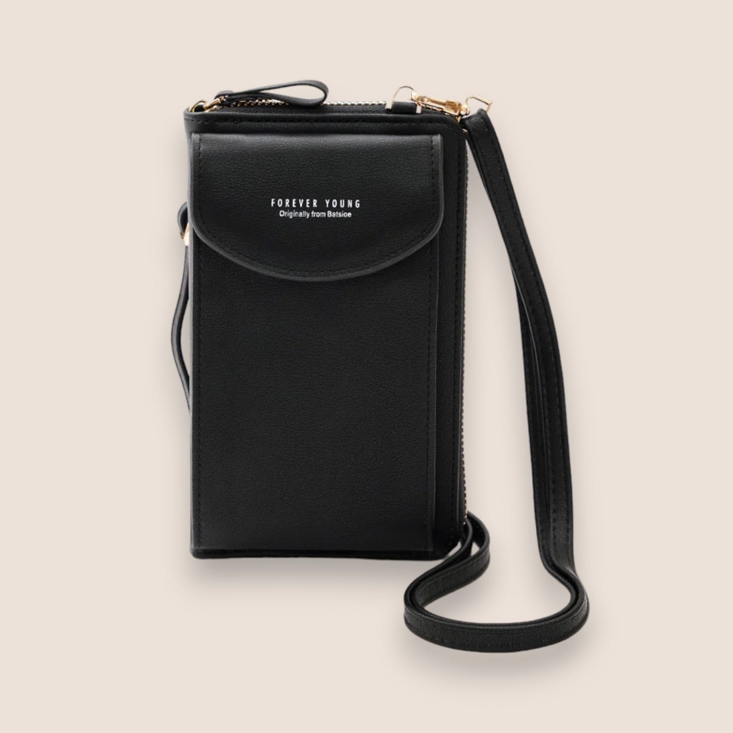 Amarise - Schultertasche für Telefon Geldbörse "Immer Jung"