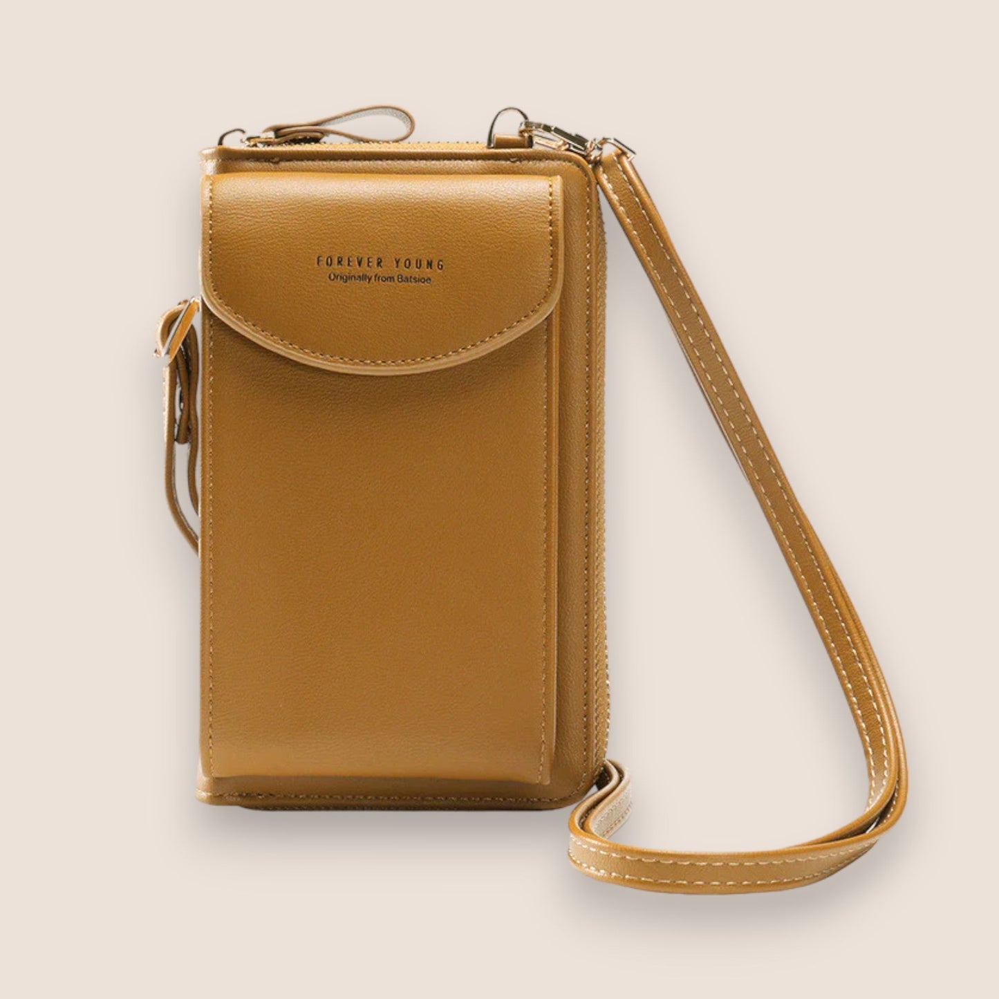 Amarise - Schultertasche für Telefon Geldbörse "Immer Jung"