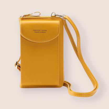 Amarise - Schultertasche für Telefon Geldbörse "Immer Jung"