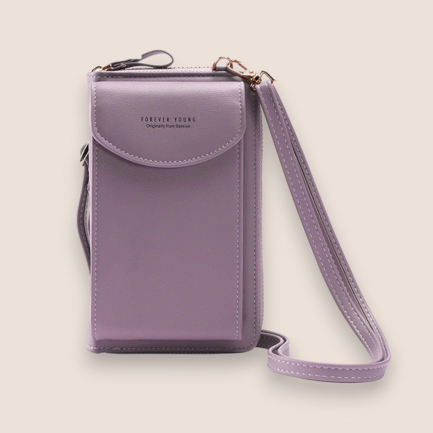 Amarise - Schultertasche für Telefon Geldbörse "Immer Jung"