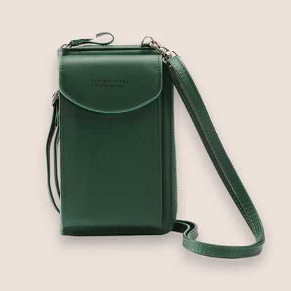 Amarise - Schultertasche für Telefon Geldbörse "Immer Jung"