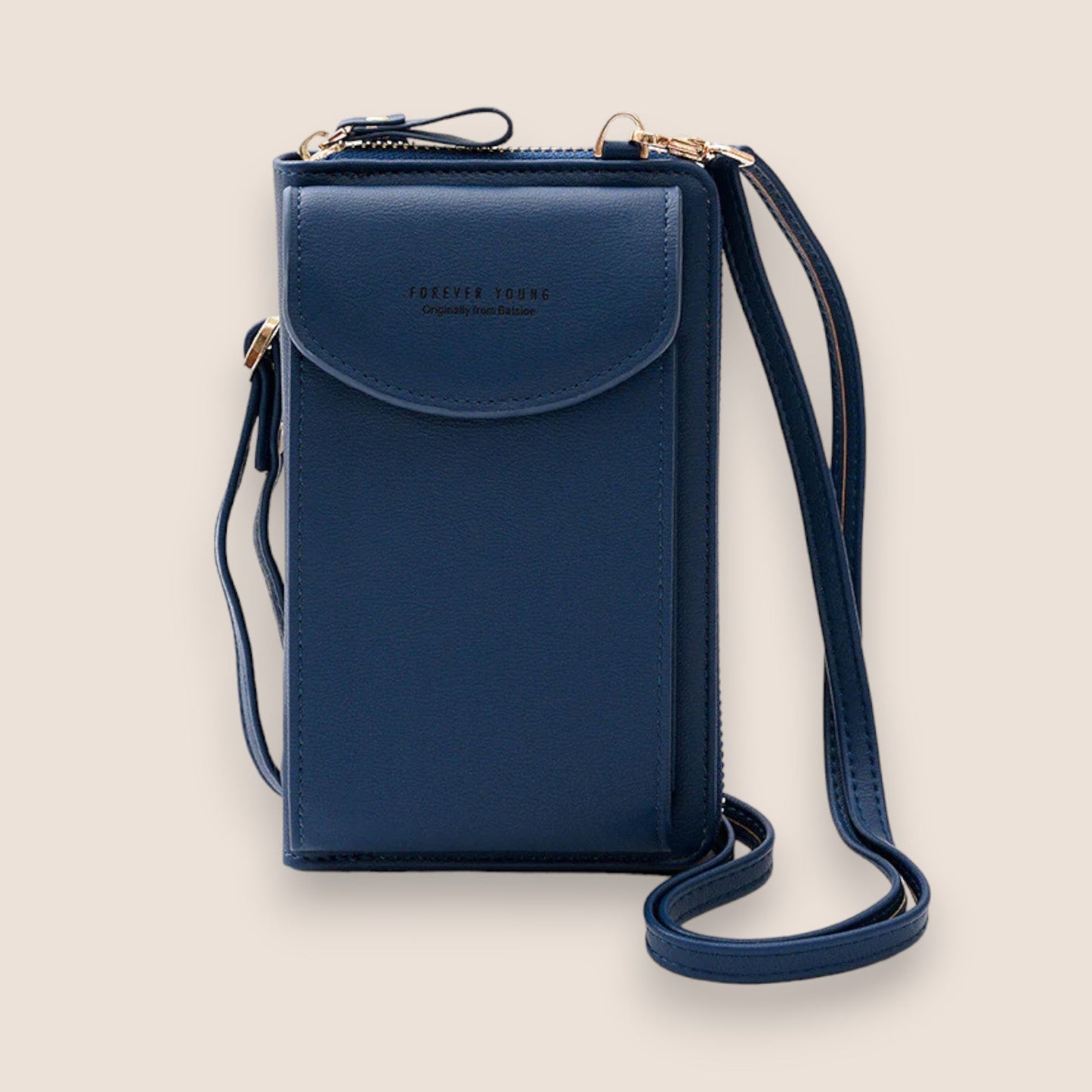 Amarise - Schultertasche für Telefon Geldbörse "Immer Jung"