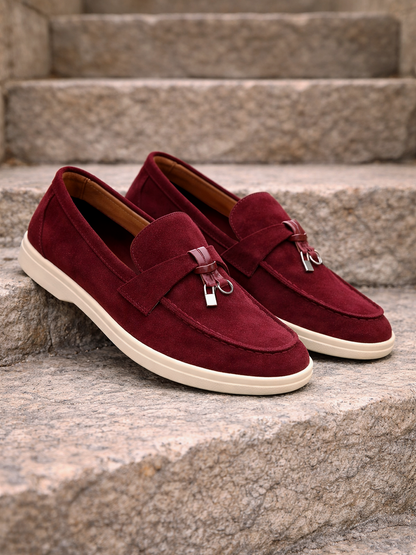 Elegante Slip-On Loafer für Damen aus Wildleder – Bequem, Leicht & Stilvoll