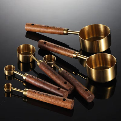Prestinox - Luxuriöses 8-teiliges personalisiertes Set – Massivholz Eiche & Edelstahl