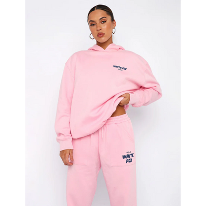 Félicie - Lässiges Sportanzug-Set für Frauen | Kapuzenpullover & Jogginghose | Weiches Fleece-Innenfutter