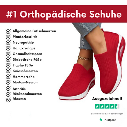 Orthopädische Slip-On Sneaker für Damen – Komfortable Air-Sohle & Schmerzlindernd