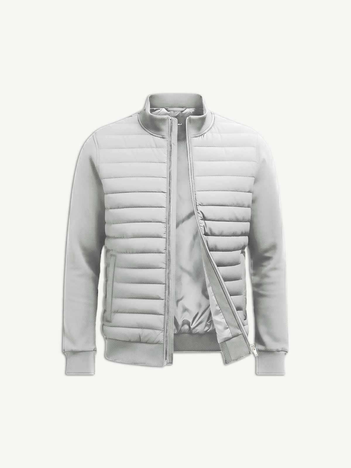 Leichte Herren Steppjacke mit Reißverschluss – Moderne Übergangsjacke Atmungsaktiv & Stylisch