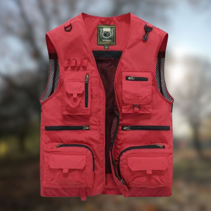 Clément - Taktische Weste | Outdoor Bodywarmer | Vielseitig | Camping, Angeln, Wandern
