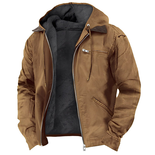 Armand - Elegante Herrenjacke mit Kapuze und Taschen