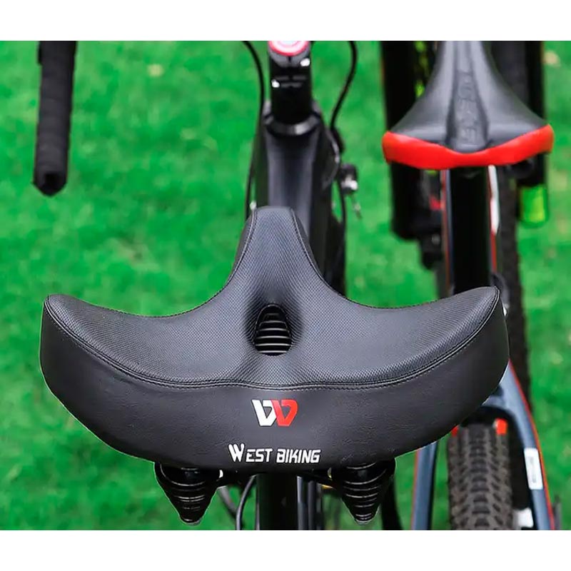 RideZen - Bequemer, ergonomischer, extra großer und atmungsaktiver Fahrradsattel