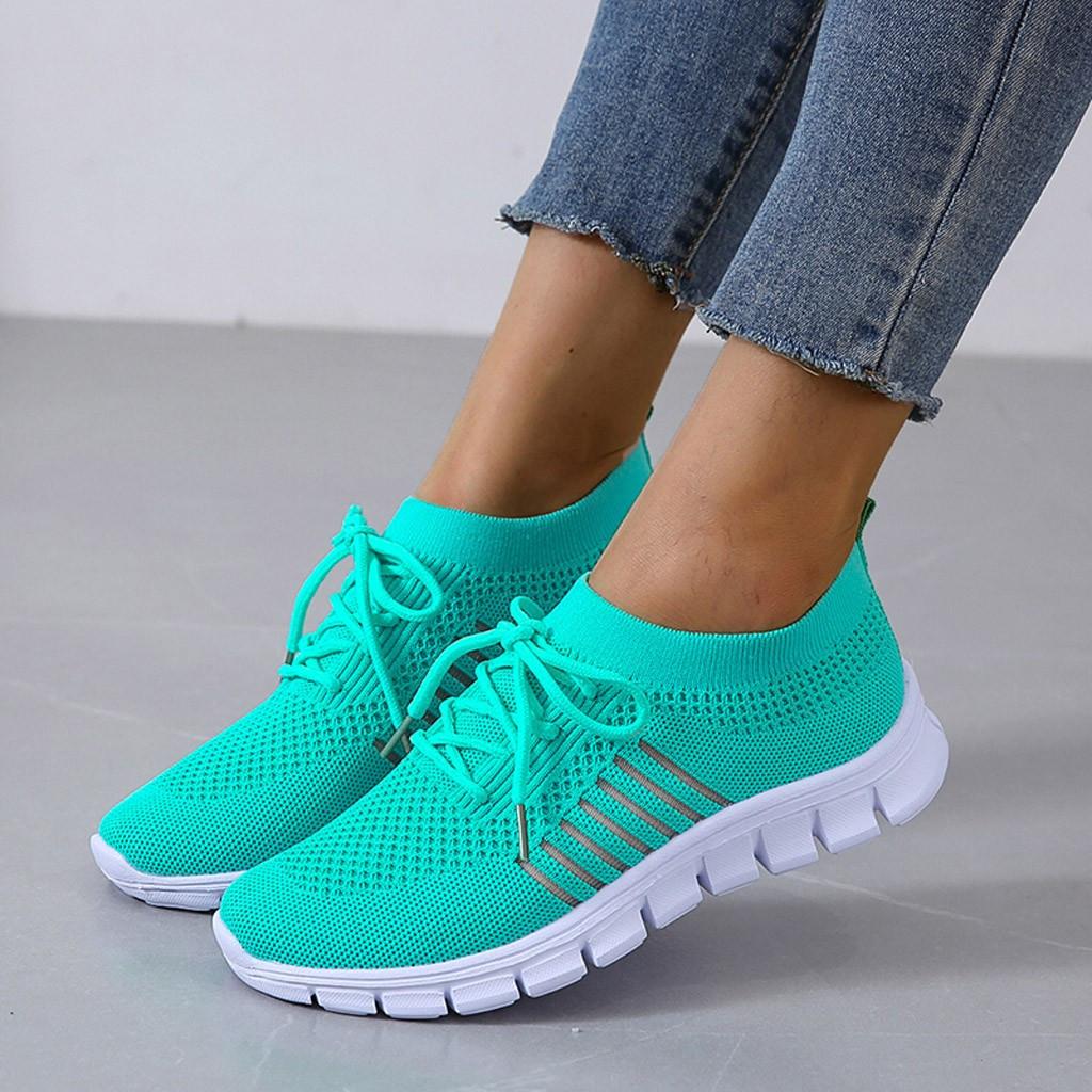 Atmungsaktive Damen Sneaker mit Memory-Sohle – Leichte Mesh Turnschuhe für Alltag & Komfort
