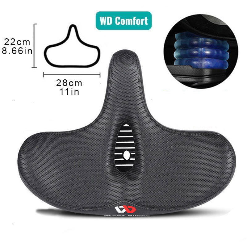 RideZen - Bequemer, ergonomischer, extra großer und atmungsaktiver Fahrradsattel