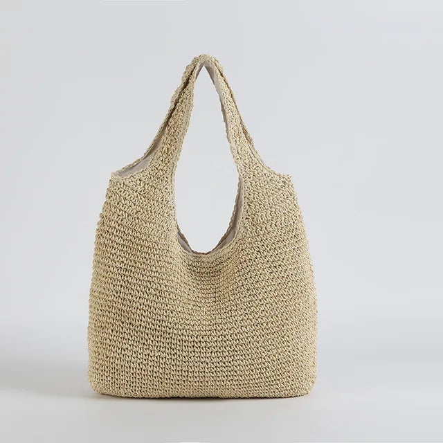 Amandine - Strandtasche | Rattantasche für Frauen | Gewebte Umhängetasche | Sommertasche für den Strand