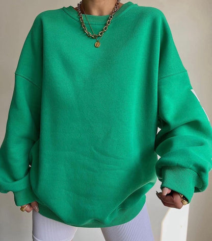 Avelyne - Bequemer und Eleganter Oversize-Pullover für Frauen mit Großen Buchstaben