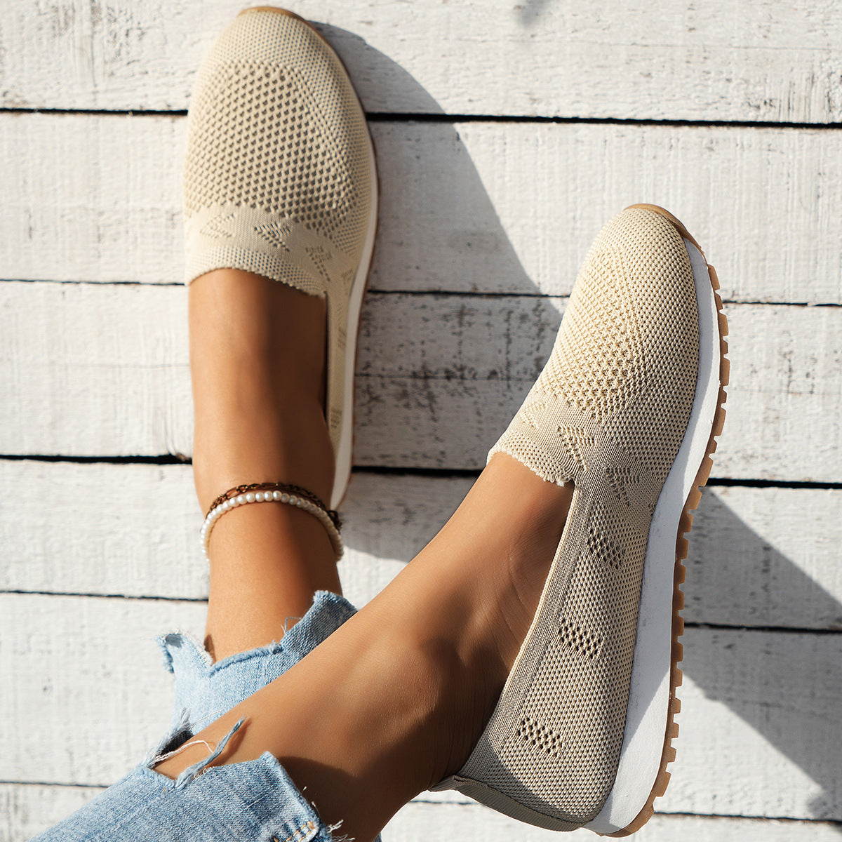 Maëvora - Orthopädische Slip-On-Schuhe und Atmungsaktive für Optimalen Komfort bei Langen Spaziergängen und Stadttrips