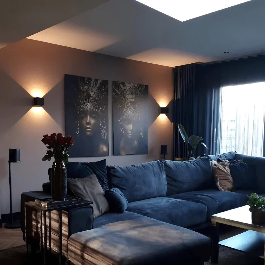 Marzelle - Designer-Wandlampe Cube Kabellos