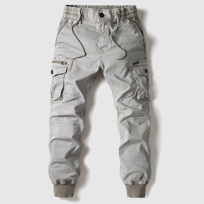 Marcel - Jogger Cargo Hose für Herren, Schwarz, Lässiger Schnitt